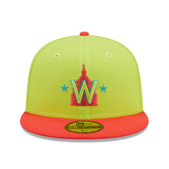 Washington Nationals New Era 2008 Inaugural Season Cyber Highlighter 59FIFTY Fitted Hat | MLB Shop