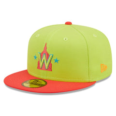 Washington Nationals New Era 2008 Inaugural Season Cyber Highlighter 59FIFTY Fitted Hat | MLB Shop