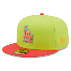 Los Angeles Dodgers New Era Cyber Highlighter 59FIFTY Fitted Hat | MLB Outlet