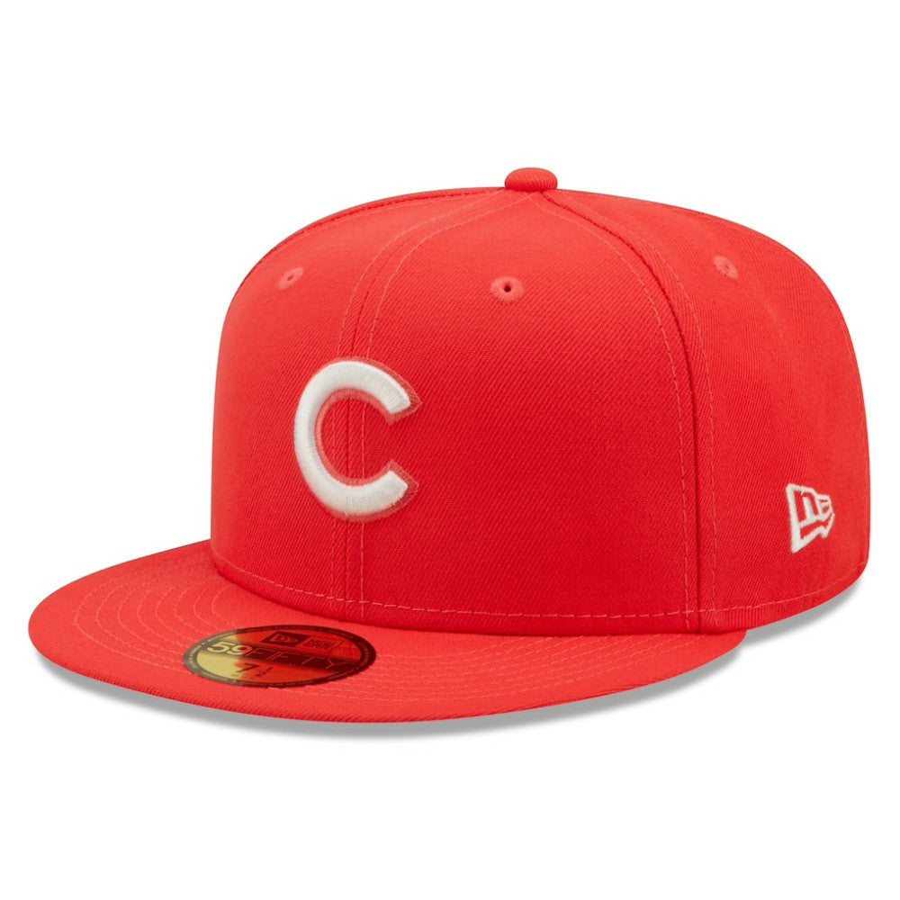 Chicago Cubs New Era Lava Highlighter Logo 59FIFTY Fitted Hat | MLB Online