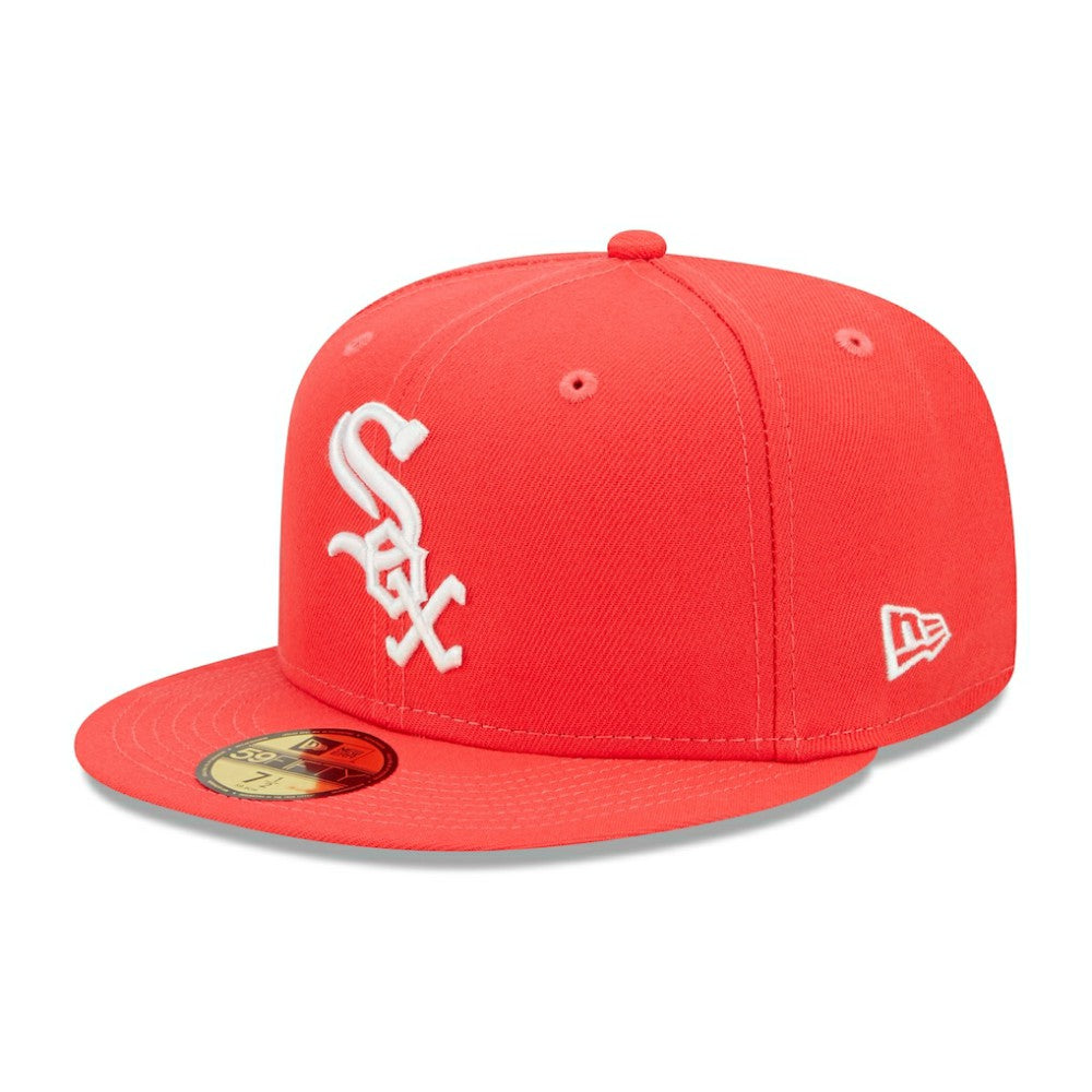 Chicago White Sox New Era Lava Highlighter Logo 59FIFTY Fitted Hat | MLB Sale