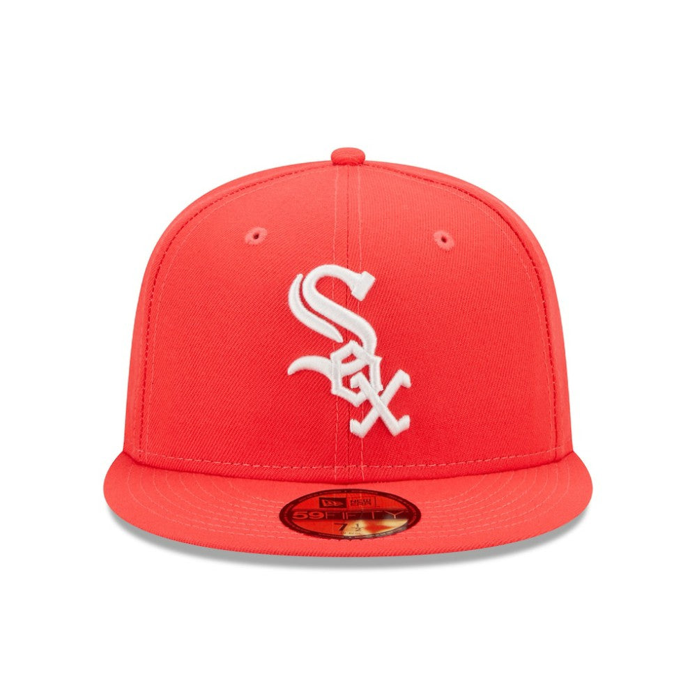 Chicago White Sox New Era Lava Highlighter Logo 59FIFTY Fitted Hat | MLB Sale