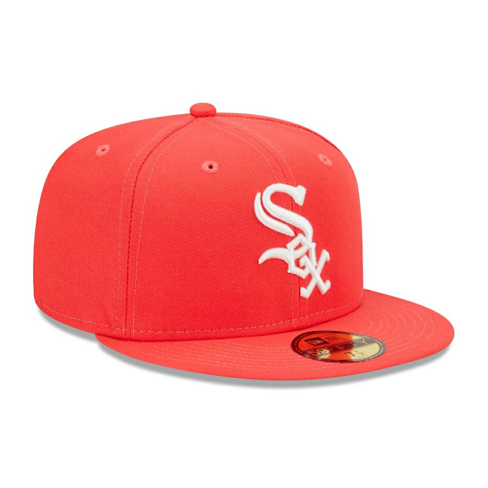 Chicago White Sox New Era Lava Highlighter Logo 59FIFTY Fitted Hat | MLB Sale