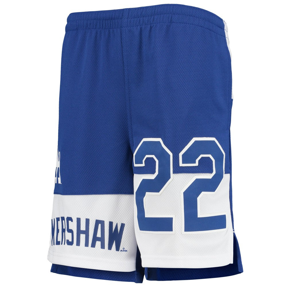 Clayton Kershaw Los Angeles Dodgers Youth Pandemonium Name & Number Shorts | MLB New