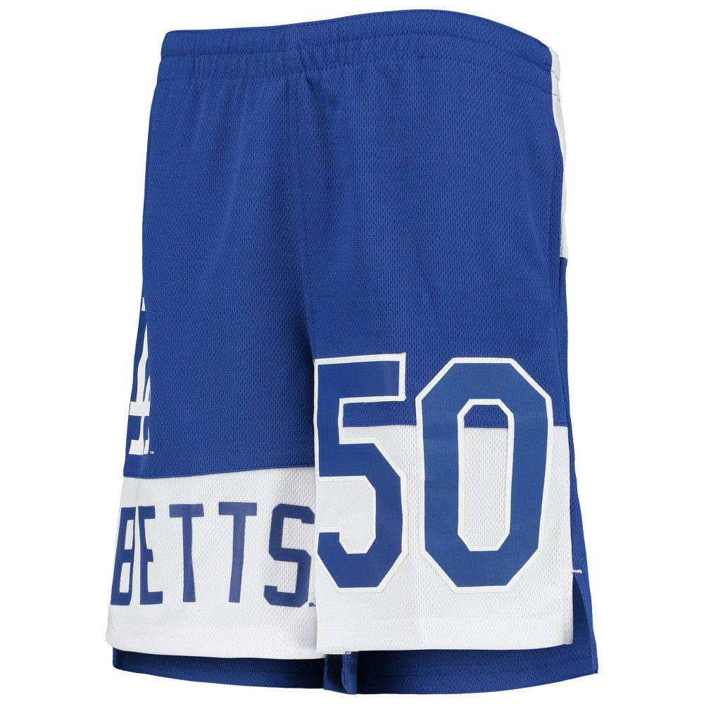 Mookie Betts Los Angeles Dodgers Youth Pandemonium Name & Number Shorts | MLB On Sale
