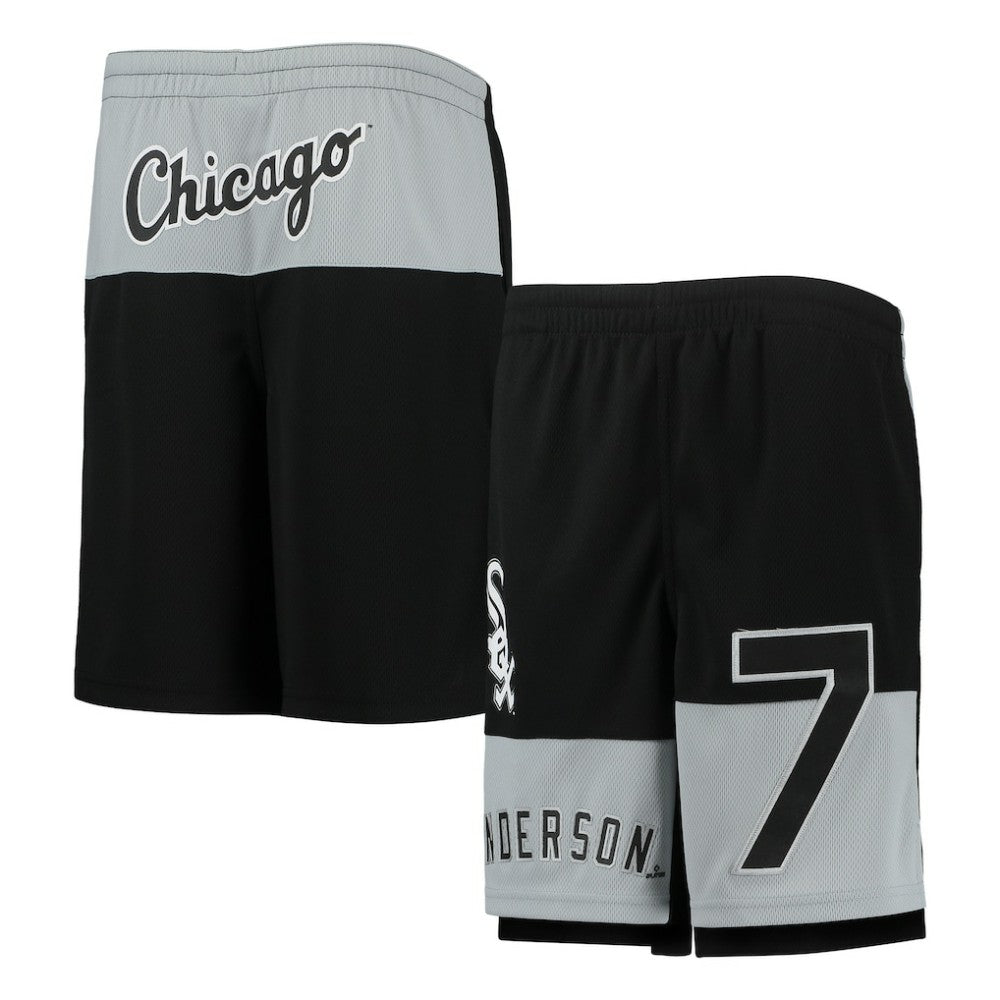 Tim Anderson Chicago White Sox Youth Pandemonium Name & Number Shorts | MLB On Sale