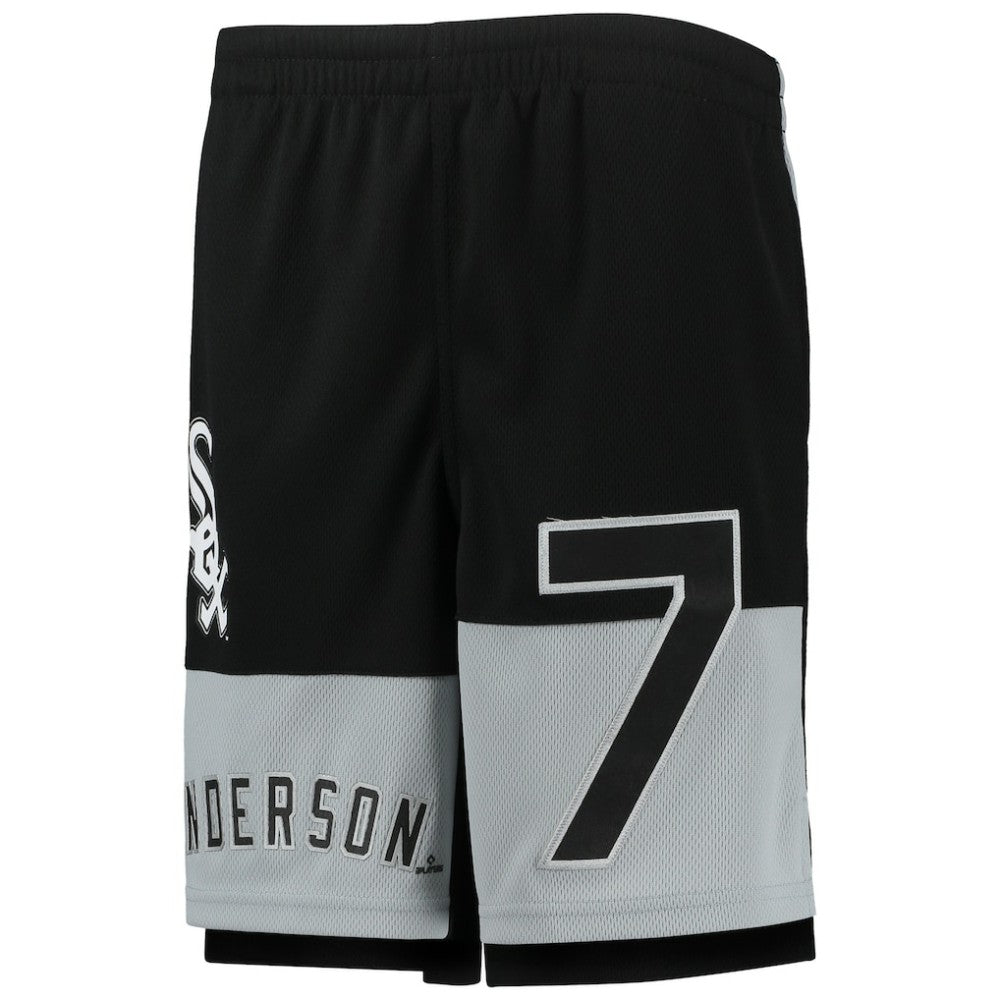 Tim Anderson Chicago White Sox Youth Pandemonium Name & Number Shorts | MLB On Sale