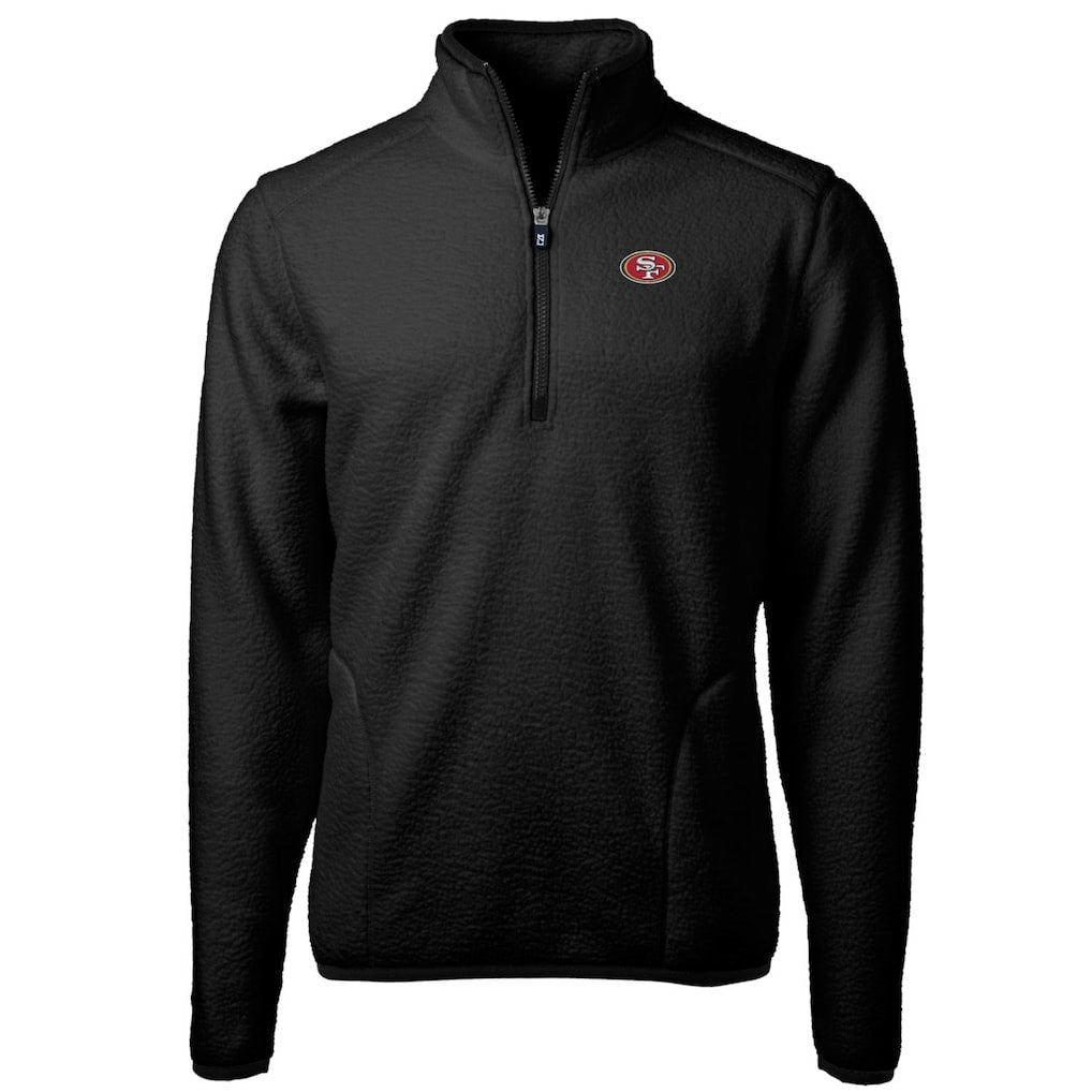 San Francisco 49ers  Cutter & Buck Cascade Eco Sherpa Fleece Quarter-Zip Pullover Jacket