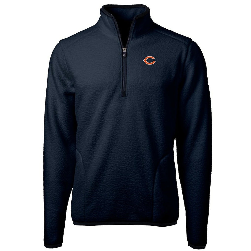 Chicago Bears  Cutter & Buck Cascade Eco Sherpa Fleece Quarter-Zip Pullover Jacket