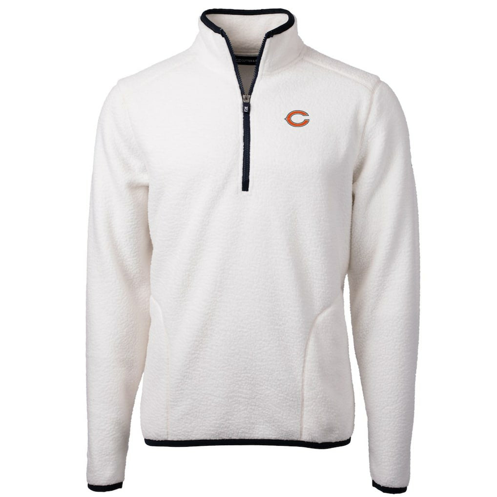 Chicago Bears  Cutter & Buck Cascade Eco Sherpa Fleece Quarter-Zip Pullover Jacket