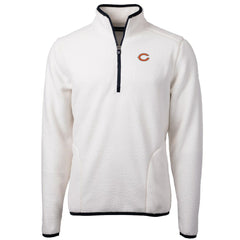 Chicago Bears  Cutter & Buck Cascade Eco Sherpa Fleece Quarter-Zip Pullover Jacket