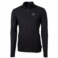 Atlanta Falcons  Cutter & Buck Big & Tall Virtue Eco Pique Quarter-Zip Pullover Jacket
