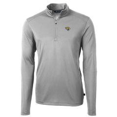 Jacksonville Jaguars  Cutter & Buck Big & Tall Virtue Eco Pique Quarter-Zip Pullover Jacket