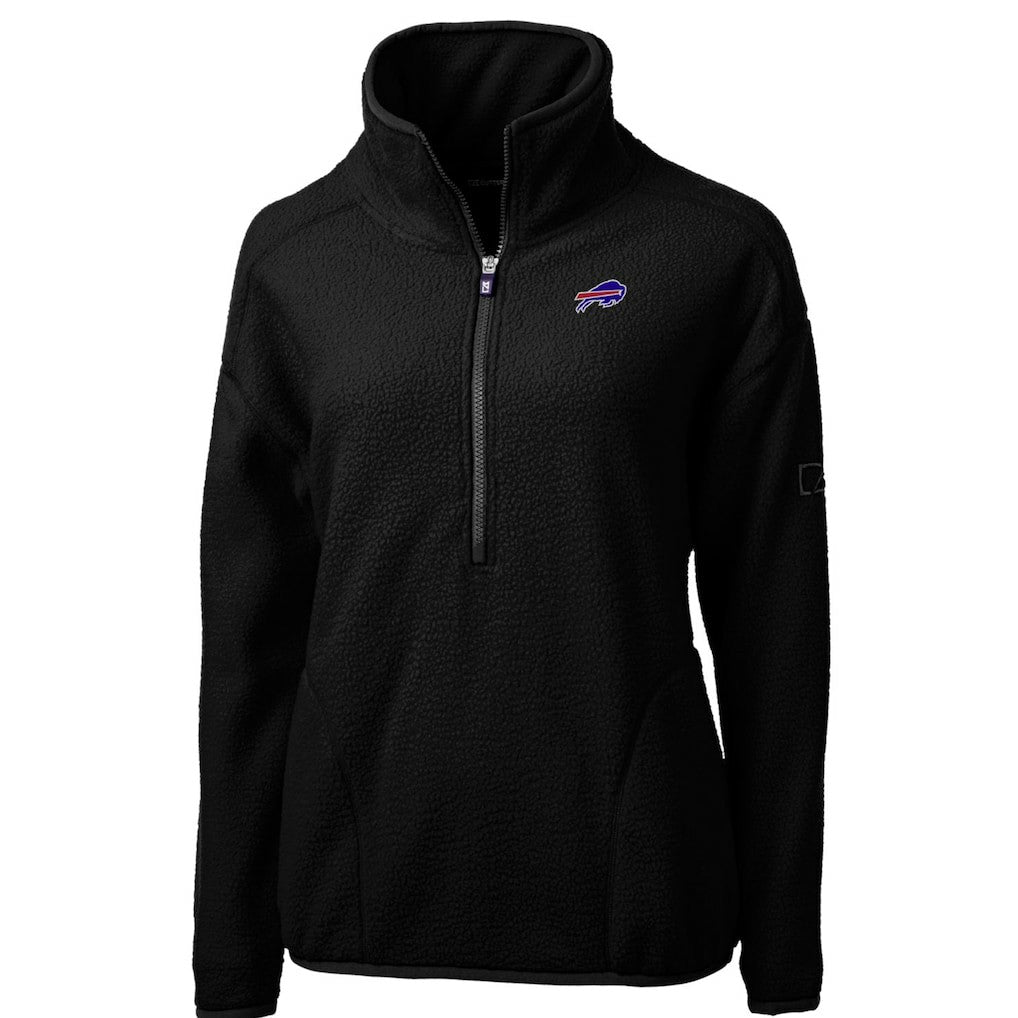 Buffalo Bills  Cutter & Buck Women's Cascade Eco Sherpa Fleece Half-Zip Pullover Jacket