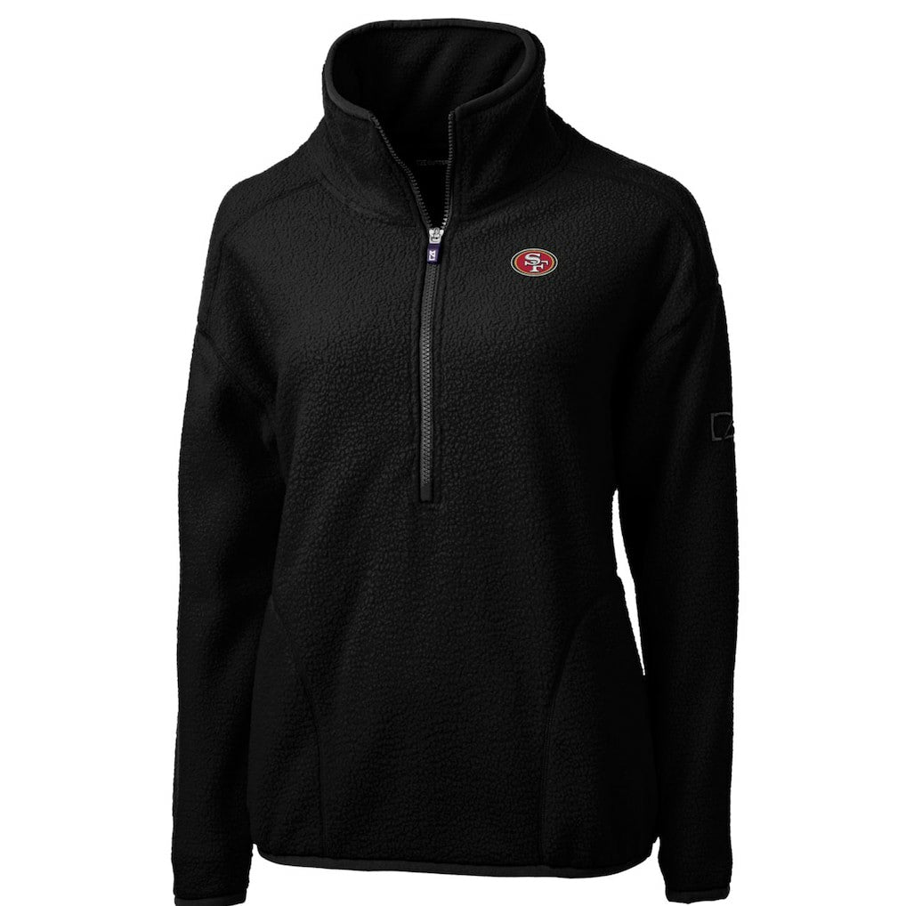 San Francisco 49ers  Cutter & Buck Women's Cascade Eco Sherpa Fleece Half-Zip Pullover Jacket