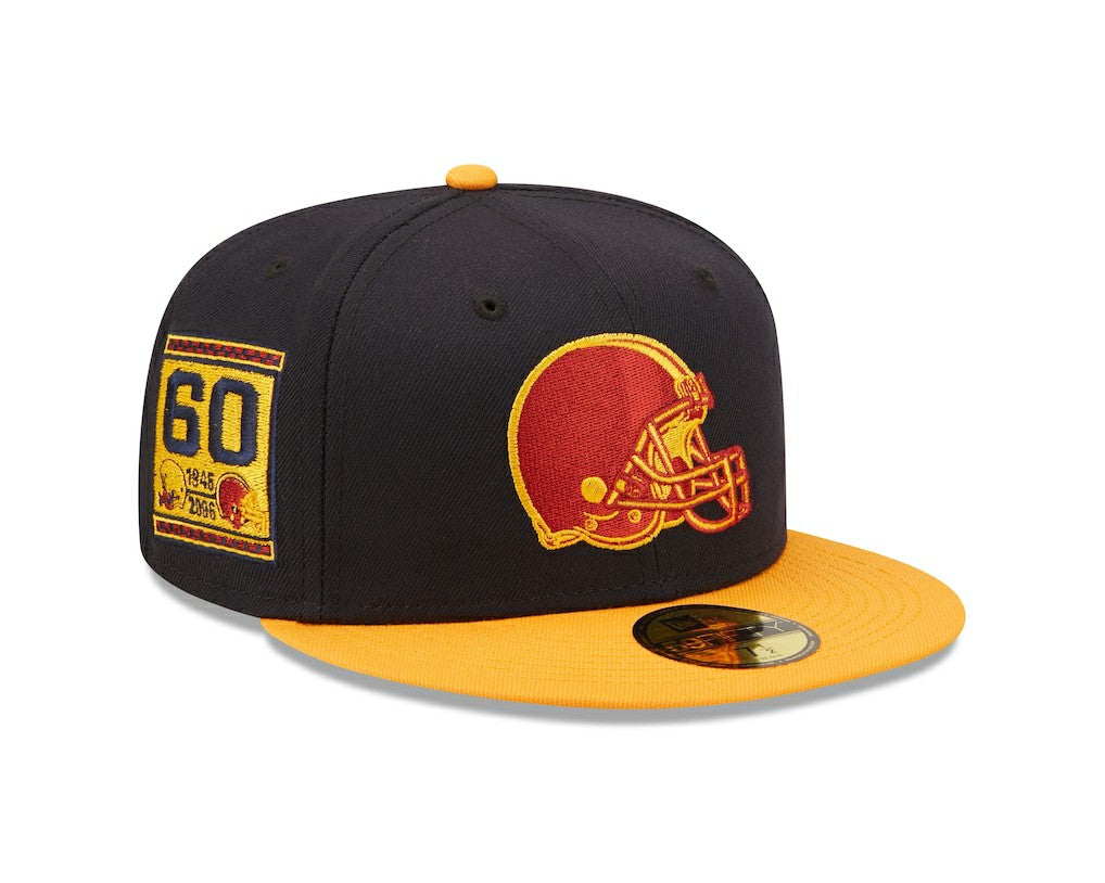 Cleveland Browns New Era 60th Anniversary 59FIFTY Fitted Hat