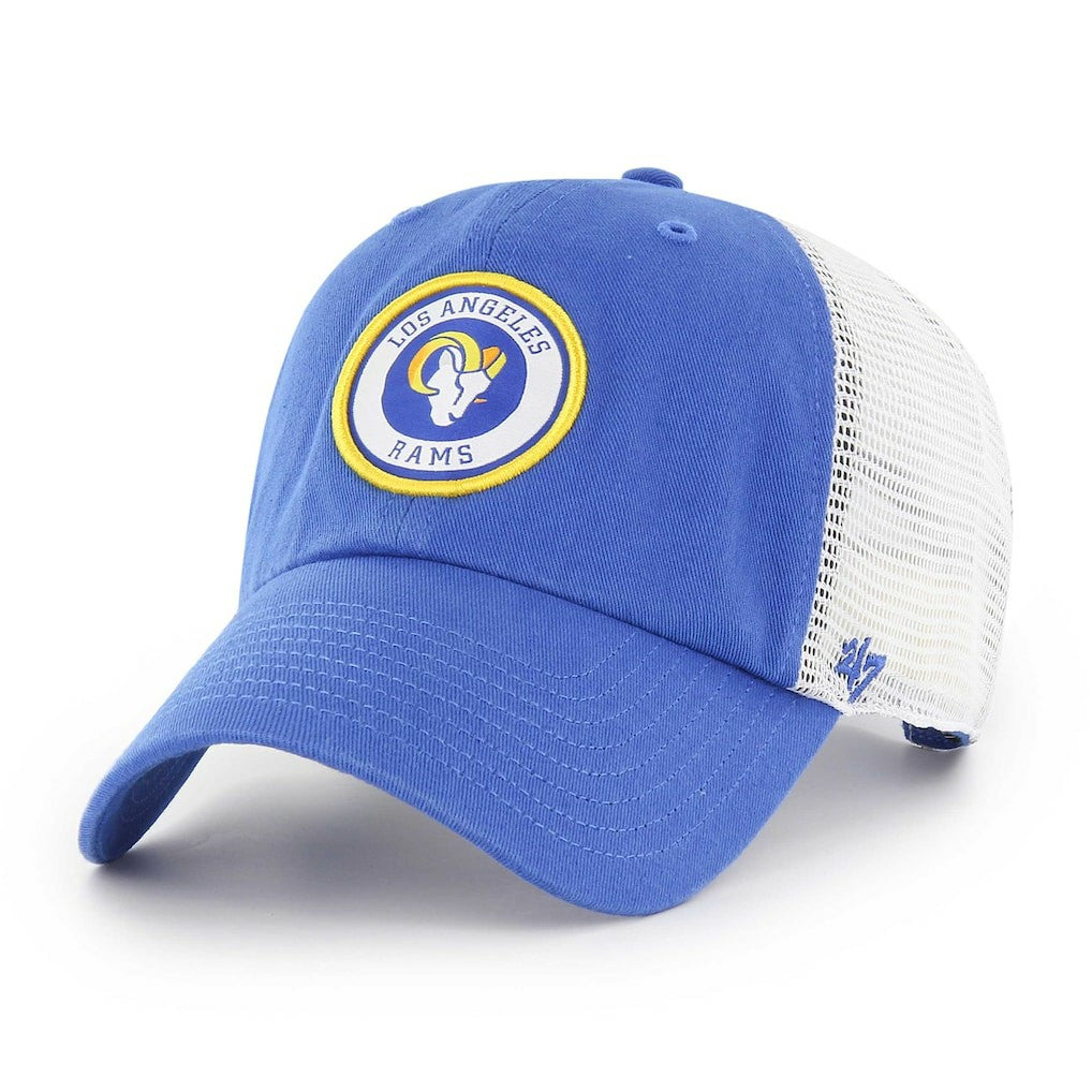 Los Angeles Rams 47 brand '47 Highline Clean Up Trucker Snapback Hat