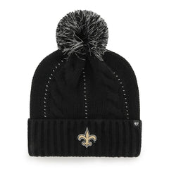 New Orleans Saints 47 brand '47 Women's Bauble Cuffed Knit Hat with Pom