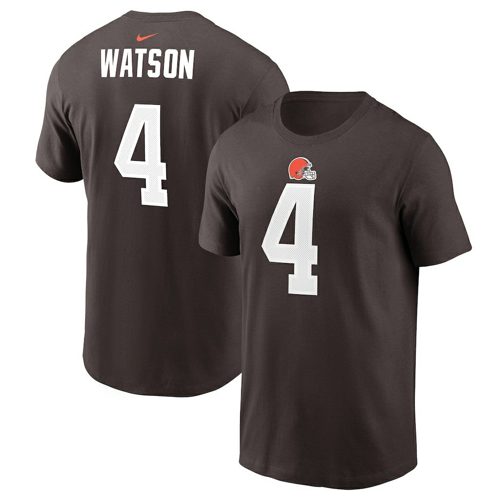 Cleveland Browns Nike Deshaun Watson  Player Name & Number T-Shirt