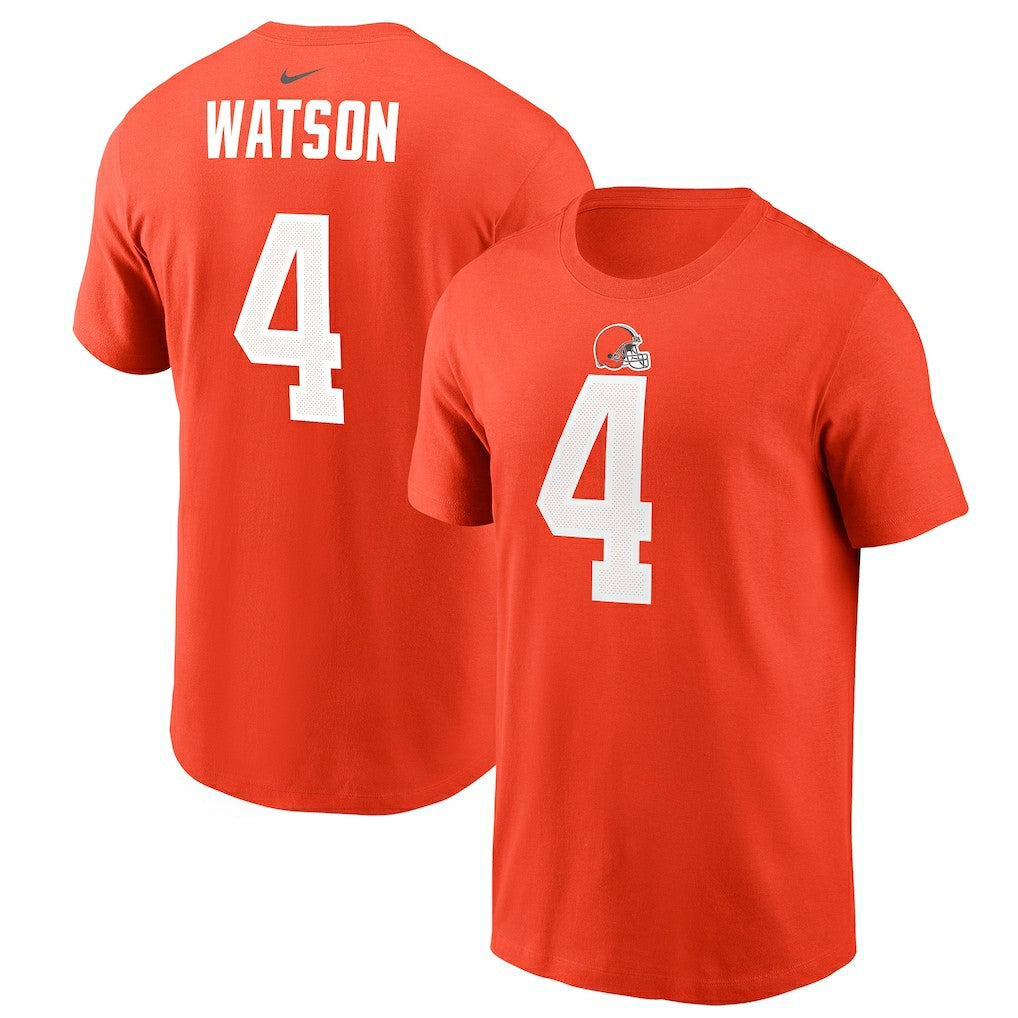 Cleveland Browns Nike Deshaun Watson  Player Name & Number T-Shirt