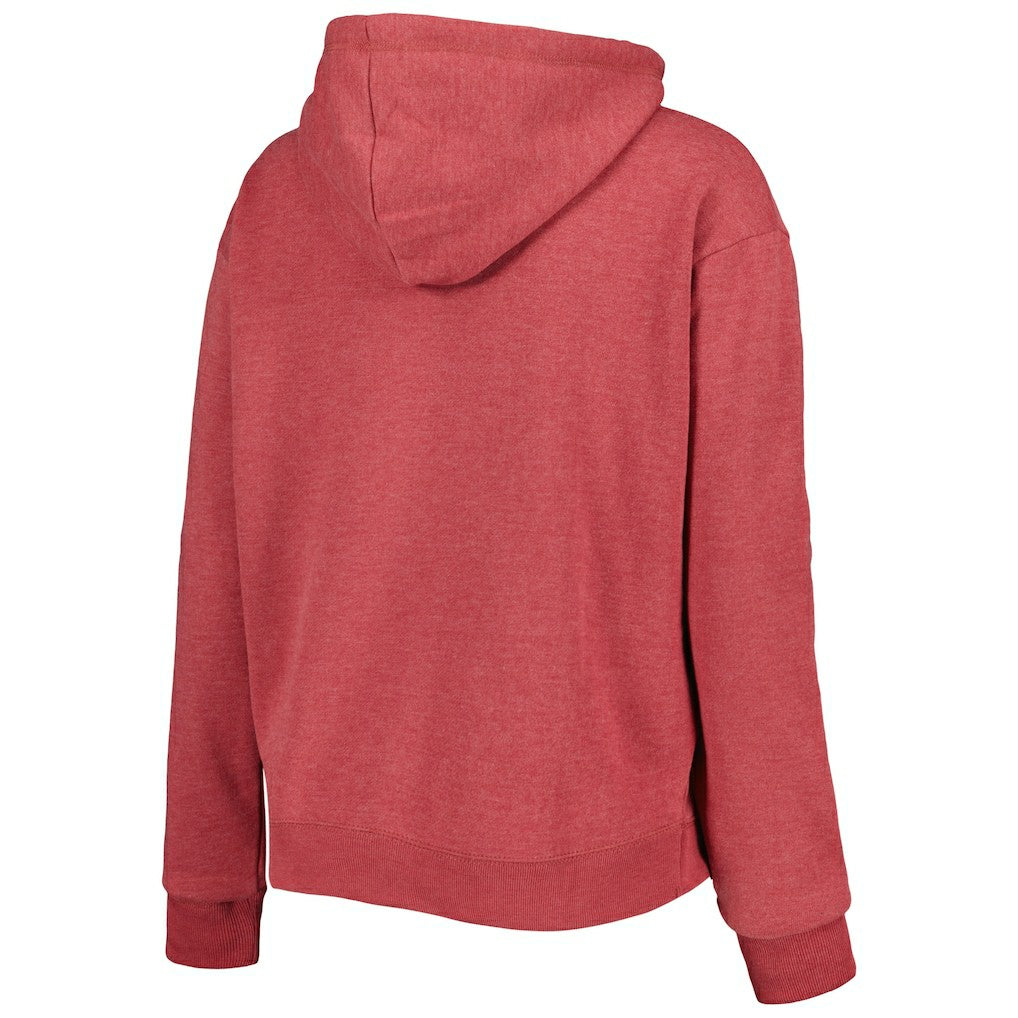 Arizona Cardinals 47 brand '47 Women's Color Rise Kennedy Notch Neck Pullover Hoodie