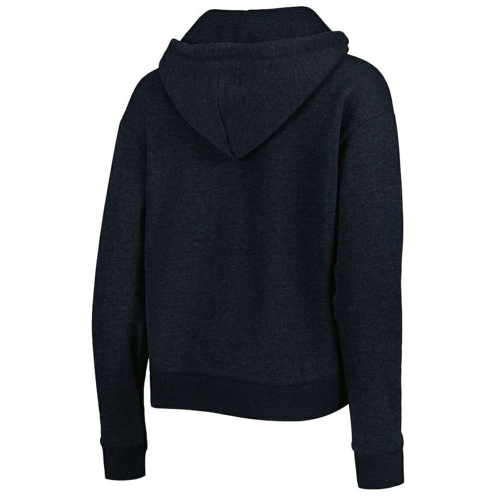 Carolina Panthers 47 brand '47 Women's Color Rise Kennedy Notch Neck Pullover Hoodie