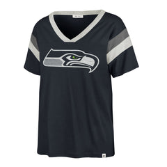 Seattle Seahawks 47 brand '47 Women's Phoenix V-Neck T-Shirt