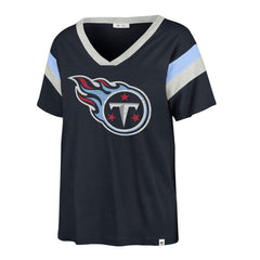 Tennessee Titans 47 brand '47 Women's Phoenix V-Neck T-Shirt