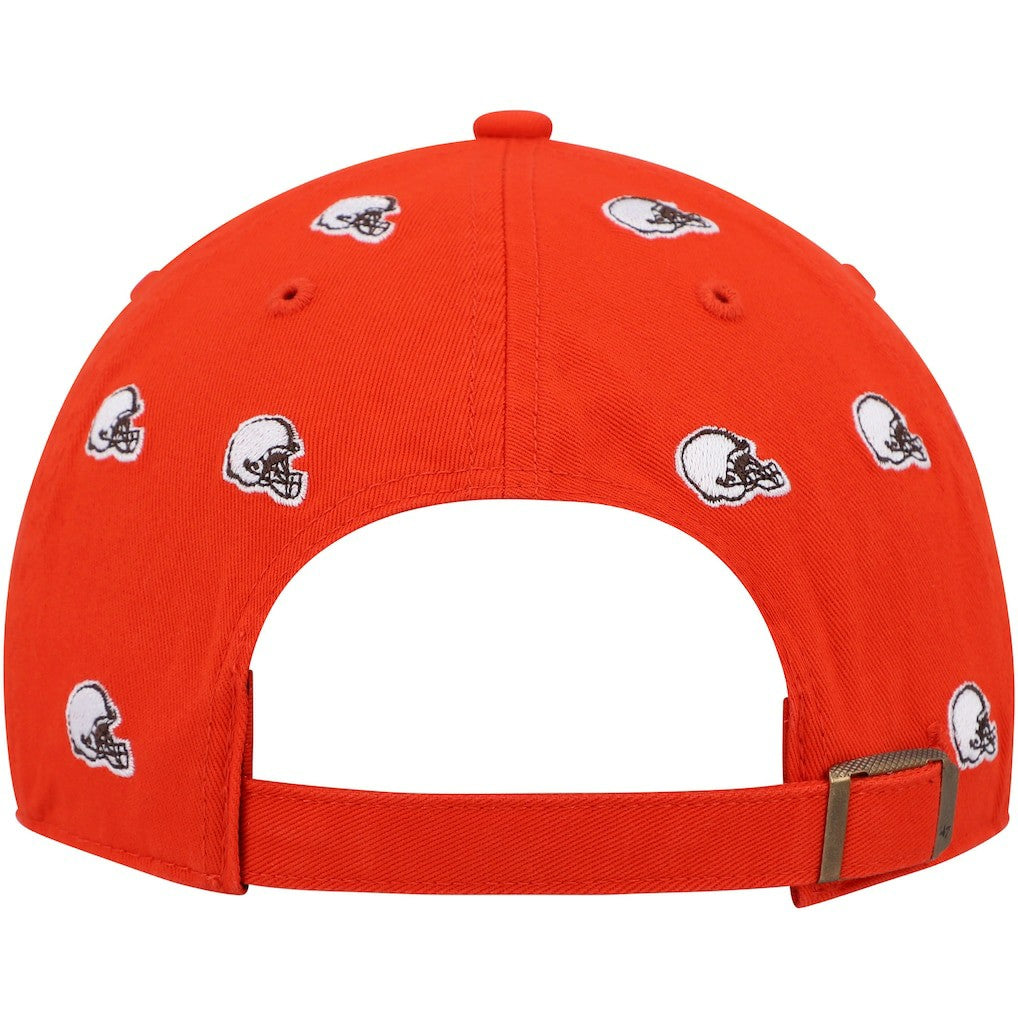 Cleveland Browns 47 brand '47 Women's Confetti Clean Up Logo Adjustable Hat