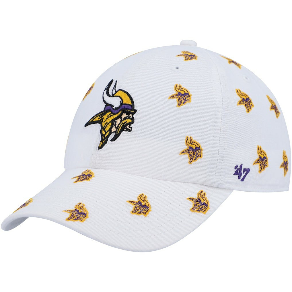 Minnesota Vikings 47 brand '47 Women's Confetti Clean Up Adjustable Hat