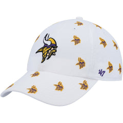 Minnesota Vikings 47 brand '47 Women's Confetti Clean Up Adjustable Hat