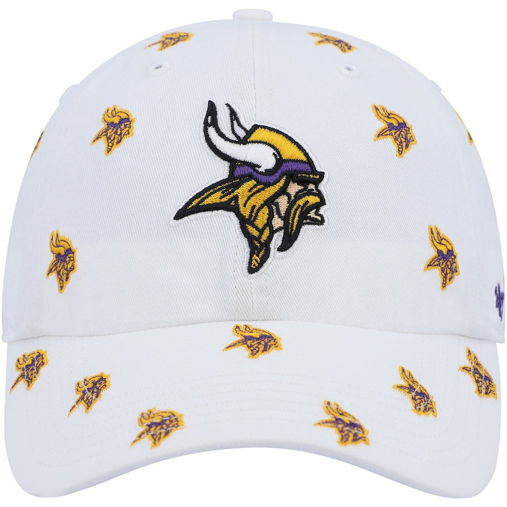 Minnesota Vikings 47 brand '47 Women's Confetti Clean Up Adjustable Hat