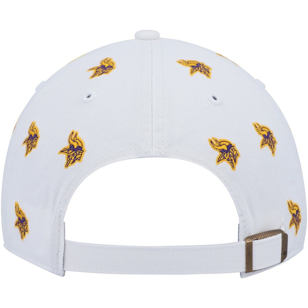 Minnesota Vikings 47 brand '47 Women's Confetti Clean Up Adjustable Hat
