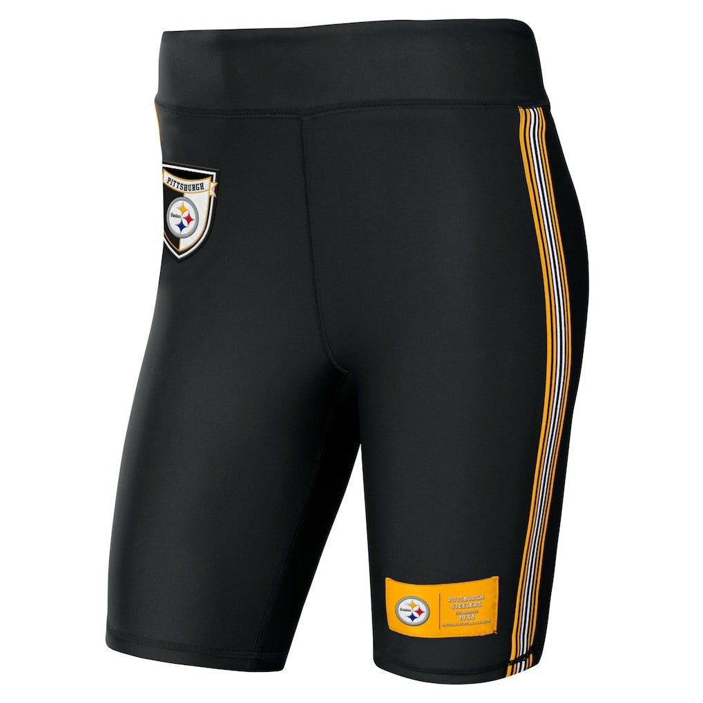 Pittsburgh Steelers  WEAR by Erin Andrews Women's Biker Shorts