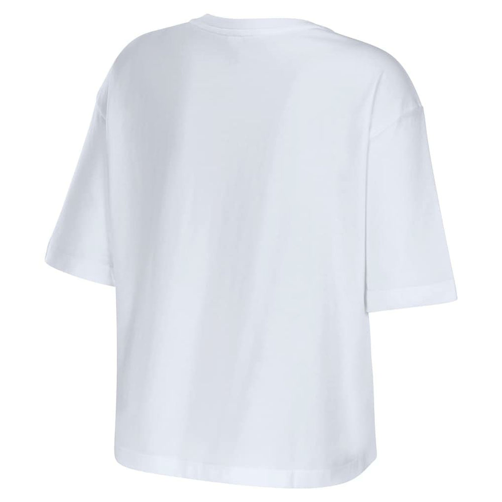 Cleveland Browns  WEAR by Erin Andrews Women's Boxy Floral Cropped T-Shirt