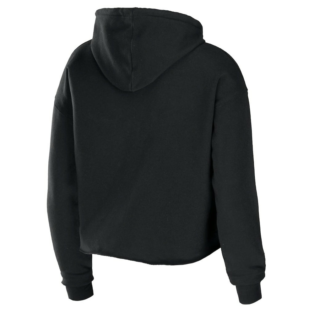 New Orleans Saints  WEAR by Erin Andrews Women's Cropped Sponge Fleece Pullover Hoodie