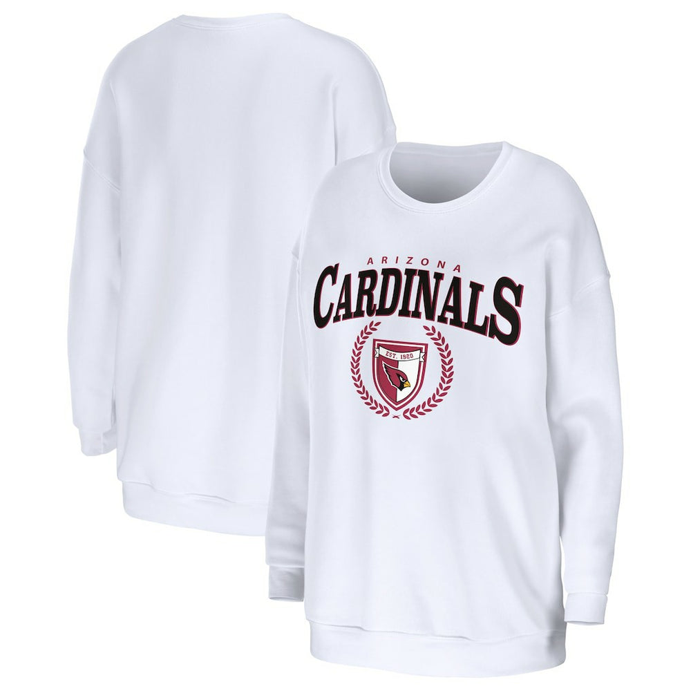 Arizona Cardinals  WEAR by Erin Andrews Women's Oversized Pullover Sweatshirt