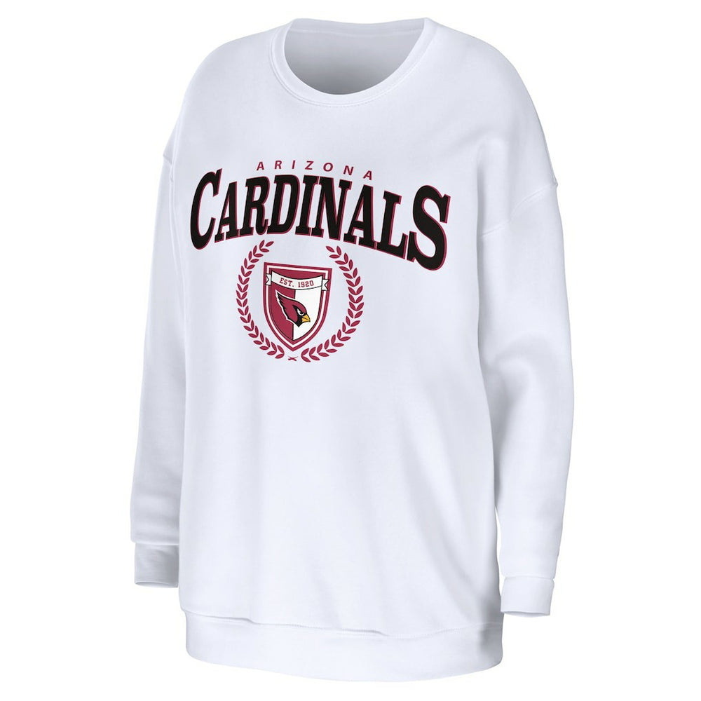 Arizona Cardinals  WEAR by Erin Andrews Women's Oversized Pullover Sweatshirt
