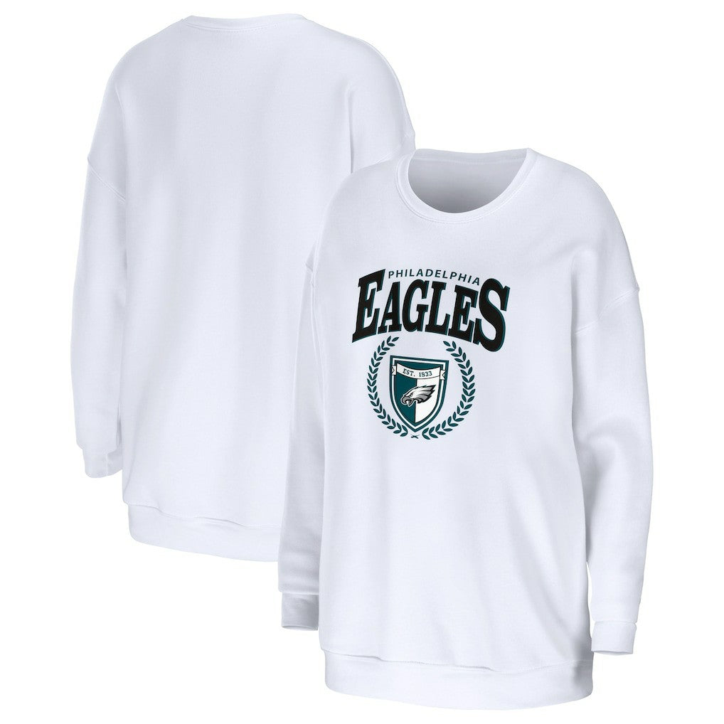 Philadelphia Eagles  WEAR by Erin Andrews Women's Oversized Pullover Sweatshirt