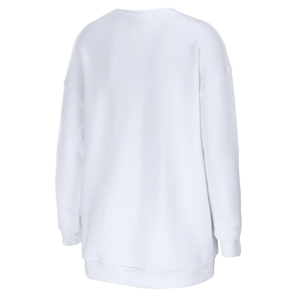 Washington Commanders  WEAR by Erin Andrews Women's Oversized Pullover Sweatshirt