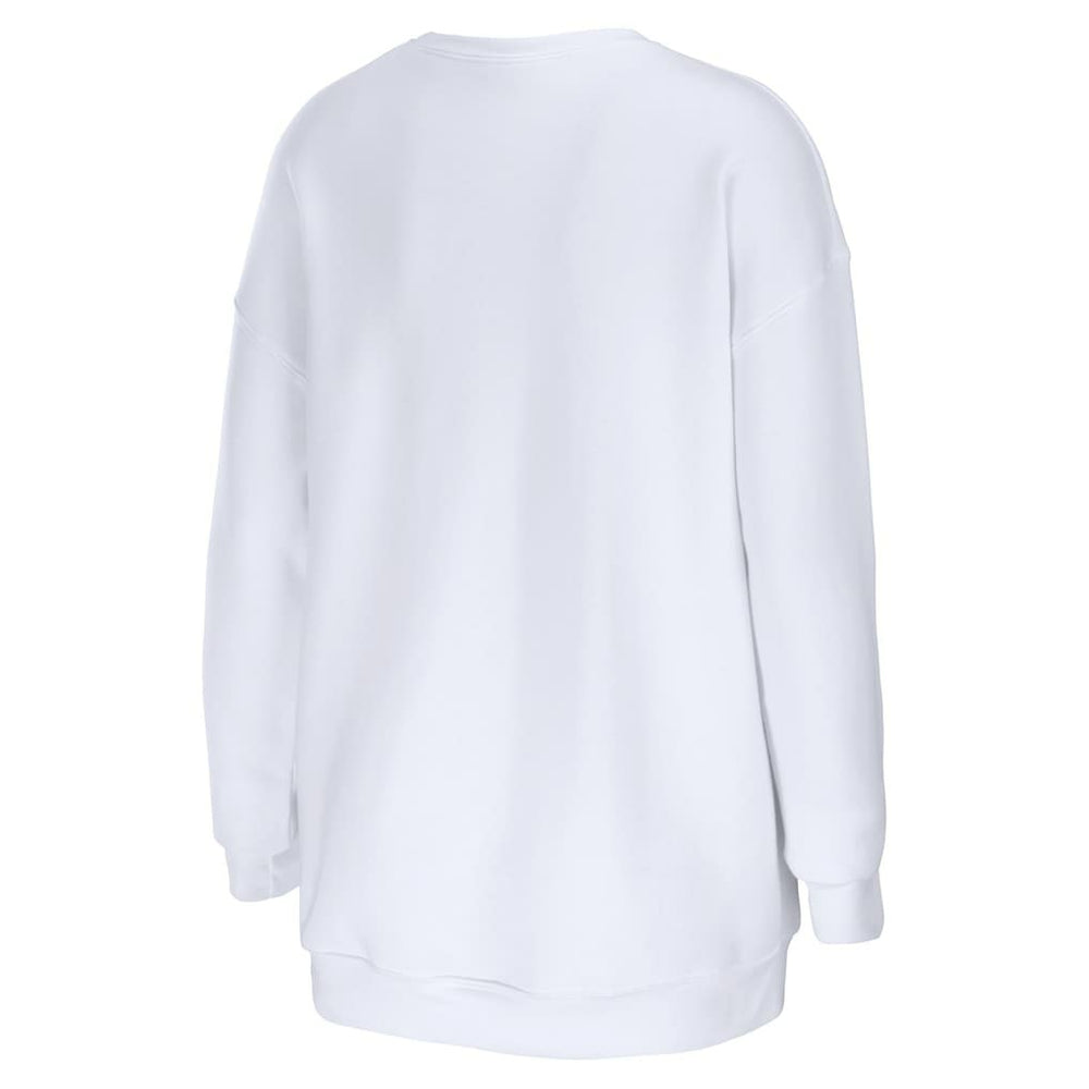 Washington Commanders  WEAR by Erin Andrews Women's Oversized Pullover Sweatshirt