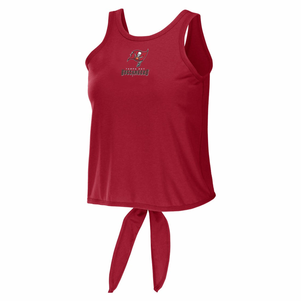 Tampa Bay Buccaneers  WEAR by Erin Andrews Women's Open Back Twist Tie Tank Top