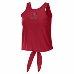 Tampa Bay Buccaneers  WEAR by Erin Andrews Women's Open Back Twist Tie Tank Top
