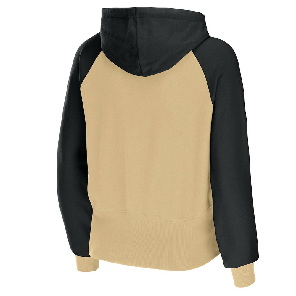 New Orleans Saints  WEAR by Erin Andrews Women's Colorblock Lightweight Full-Zip Hoodie