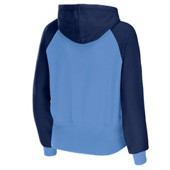 Tennessee Titans  WEAR by Erin Andrews Women's Colorblock Lightweight Full-Zip Hoodie