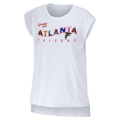 Atlanta Falcons  WEAR by Erin Andrews Women's Greetings From Muscle T-Shirt