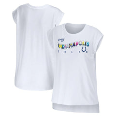 Indianapolis Colts  WEAR by Erin Andrews Women's Greetings From Muscle T-Shirt