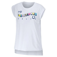 Indianapolis Colts  WEAR by Erin Andrews Women's Greetings From Muscle T-Shirt
