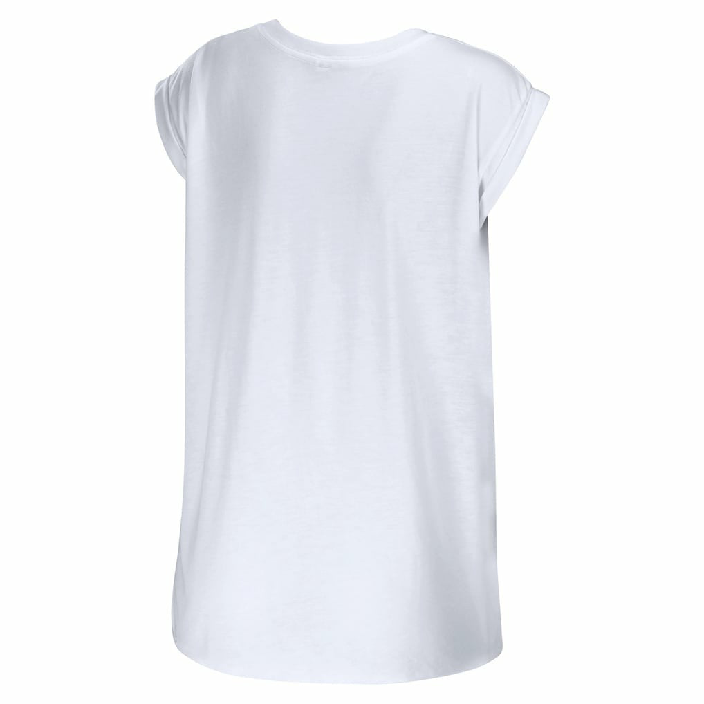 Minnesota Vikings  WEAR by Erin Andrews Women's Greetings From Muscle T-Shirt