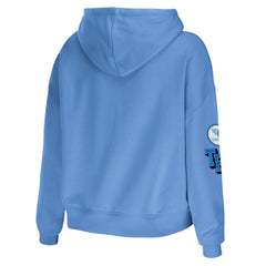 Tennessee Titans  WEAR by Erin Andrews Women's Modest Cropped Pullover Hoodie